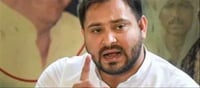 The smoky meeting increased Tejashwi's back pain